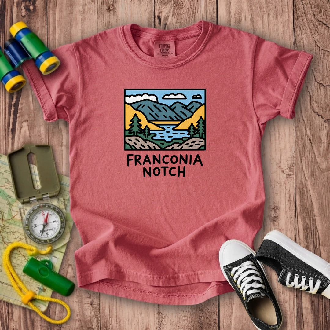 Franconia Notch State Park Kids Cotton T-Shirt
