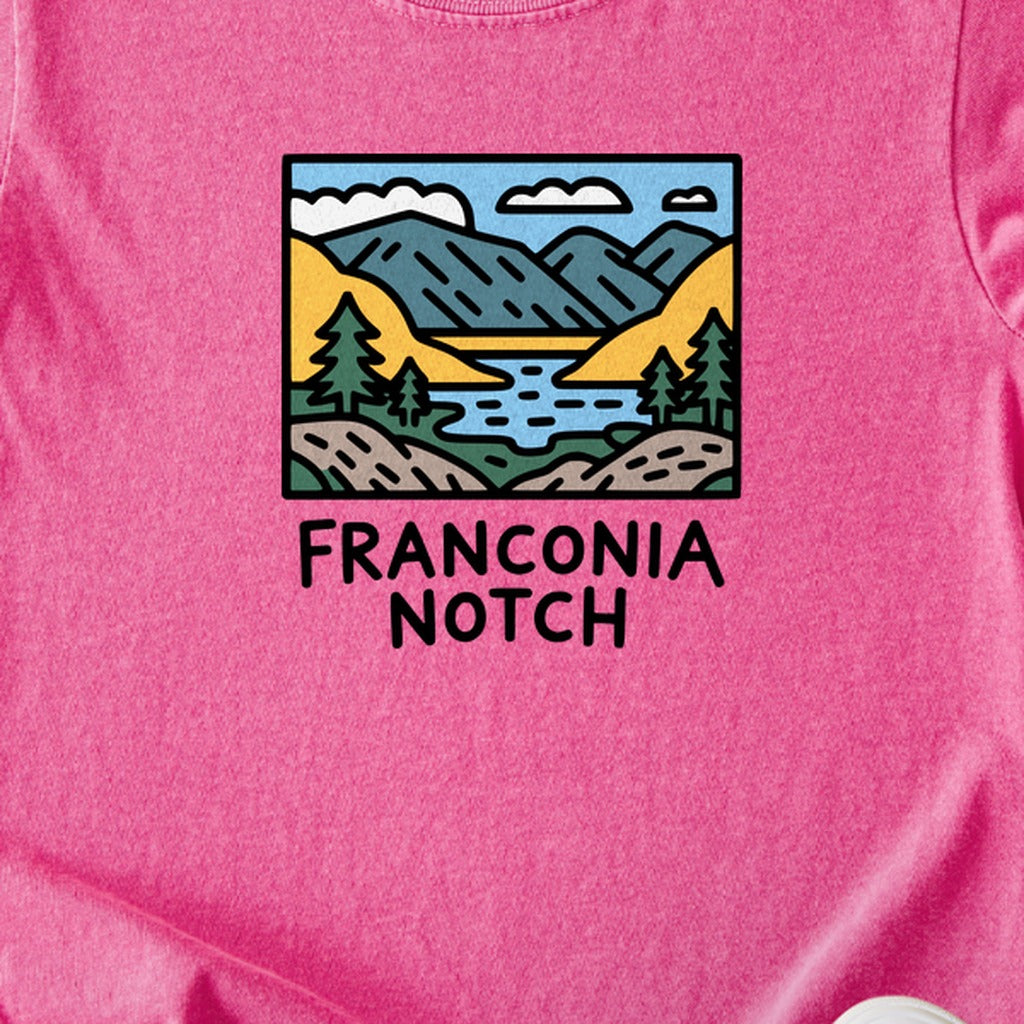 Franconia Notch State Park Kids Cotton T-Shirt