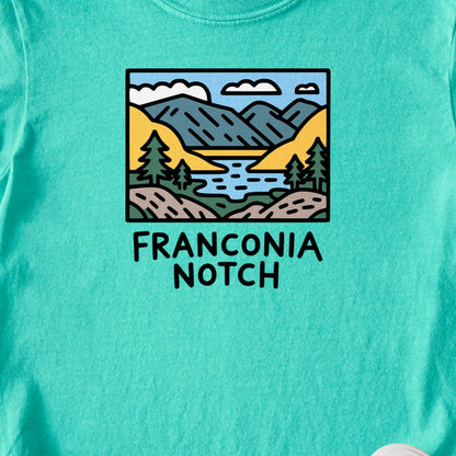Franconia Notch State Park Kids Cotton T-Shirt