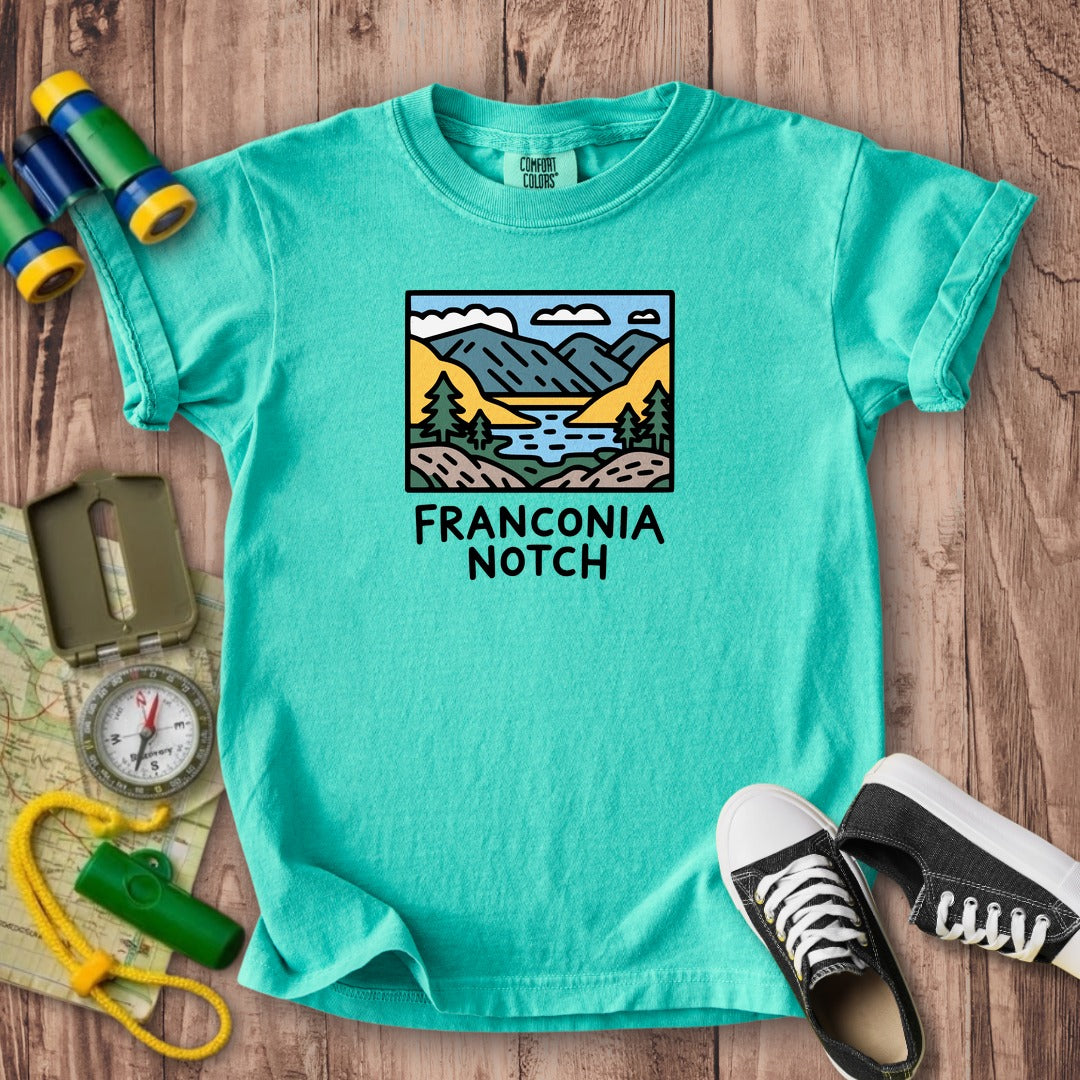 Franconia Notch State Park Kids Cotton T-Shirt