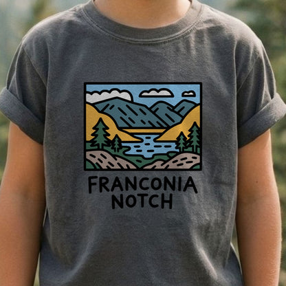 Franconia Notch State Park Kids Cotton T-Shirt