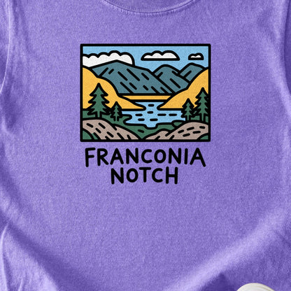 Franconia Notch State Park Kids Cotton T-Shirt