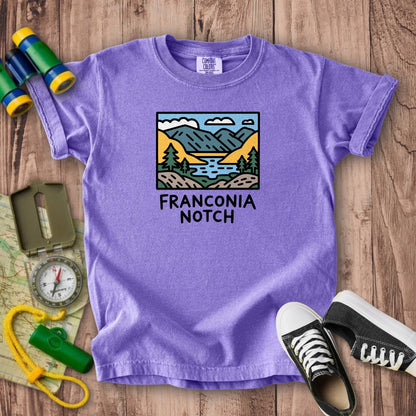 Franconia Notch State Park Kids Cotton T-Shirt