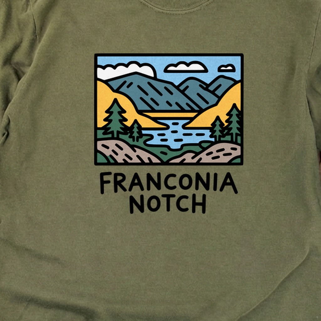 Franconia Notch State Park Cotton Long Sleeve