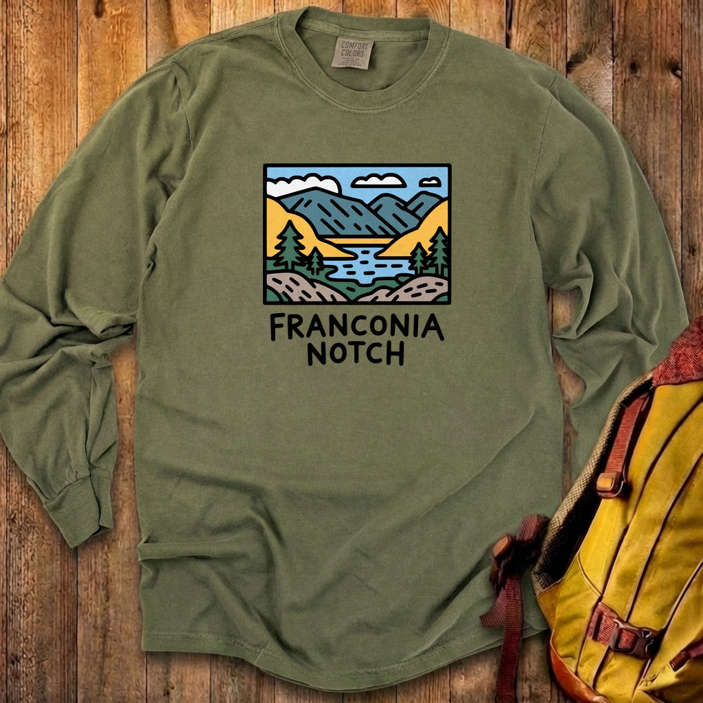 Franconia Notch State Park Cotton Long Sleeve