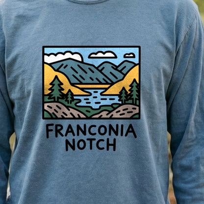 Franconia Notch State Park Cotton Long Sleeve