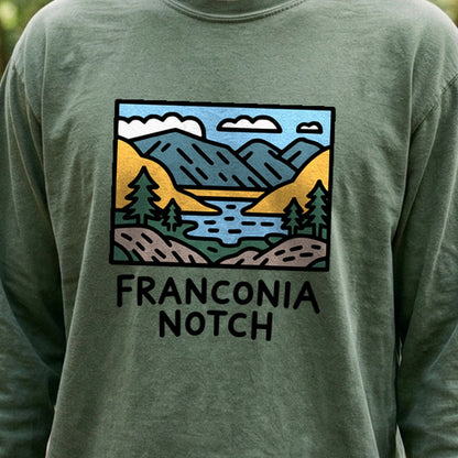 Franconia Notch State Park Cotton Long Sleeve