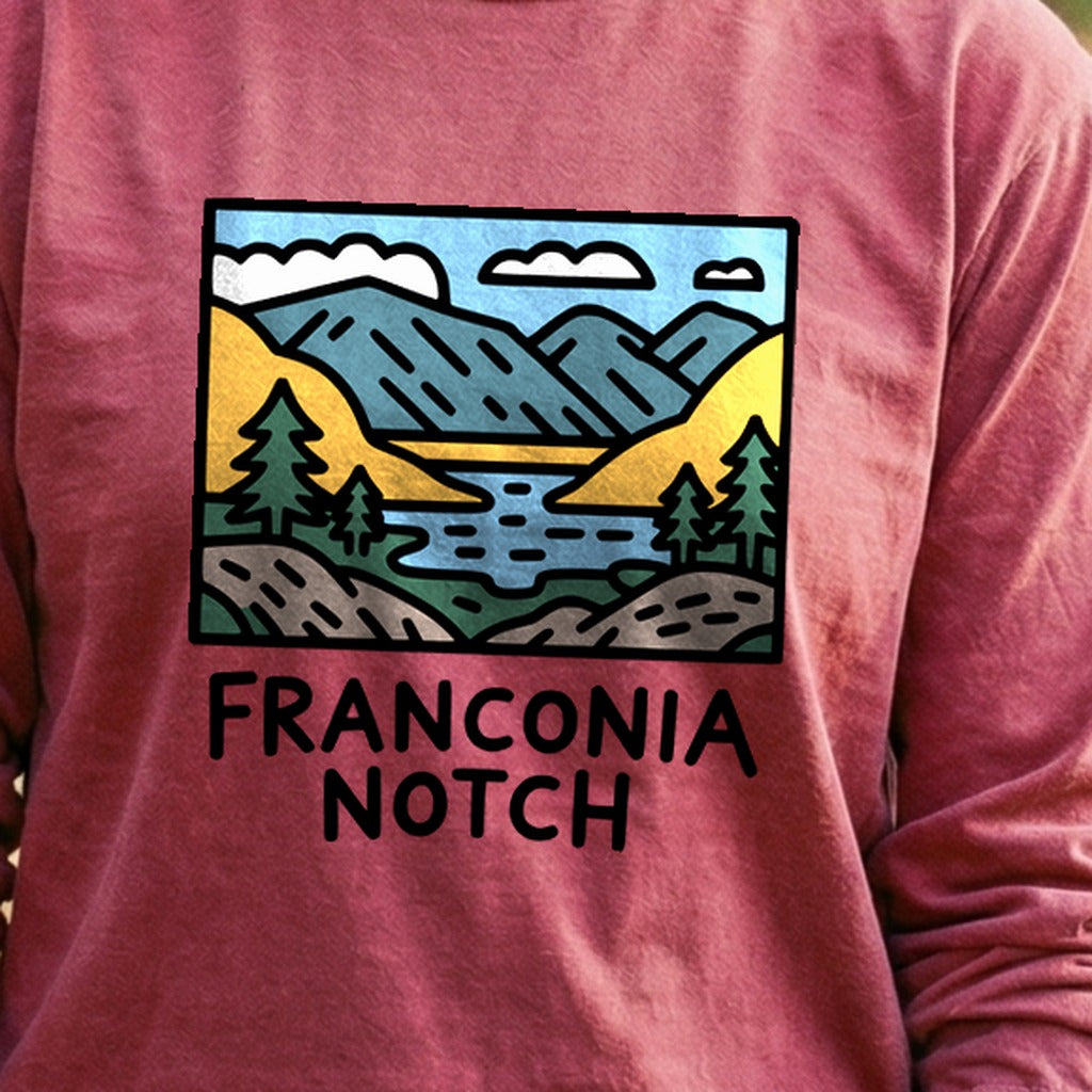 Franconia Notch State Park Cotton Long Sleeve