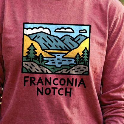 Franconia Notch State Park Cotton Long Sleeve