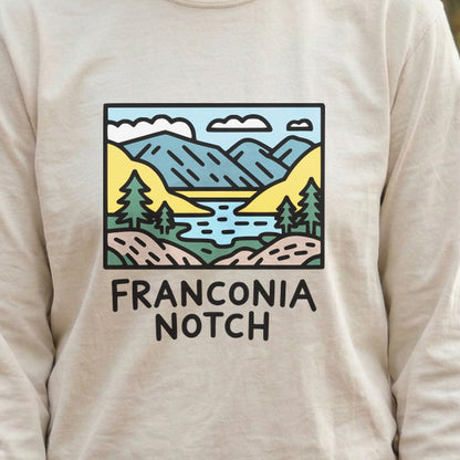 Franconia Notch State Park Cotton Long Sleeve