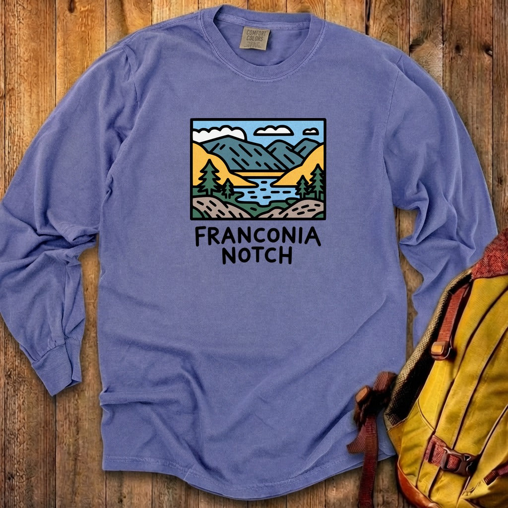 Franconia Notch State Park Cotton Long Sleeve