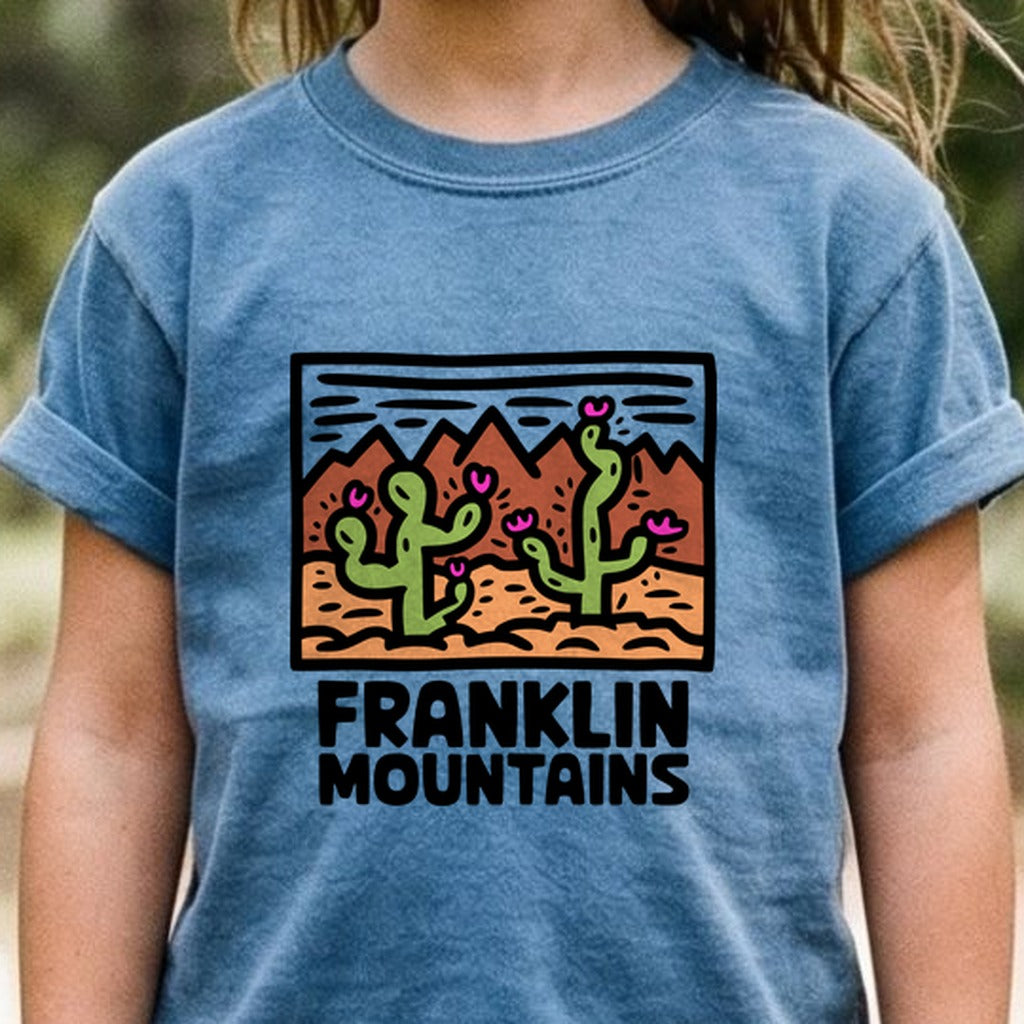 Franklin Mountains State Park Kids Cotton T-Shirt