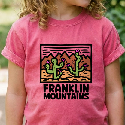 Franklin Mountains State Park Kids Cotton T-Shirt