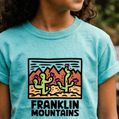 Franklin Mountains State Park Kids Cotton T-Shirt