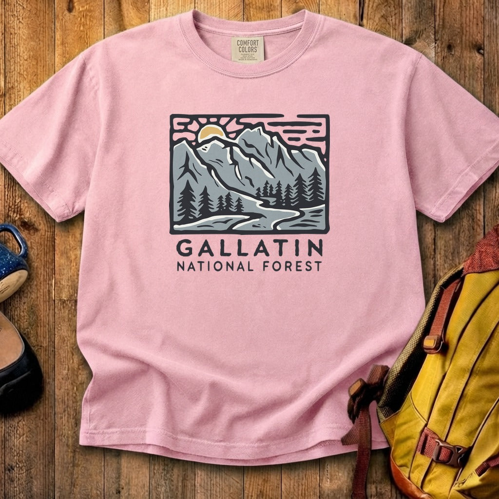 Gallatin National Forest Cotton T-Shirt