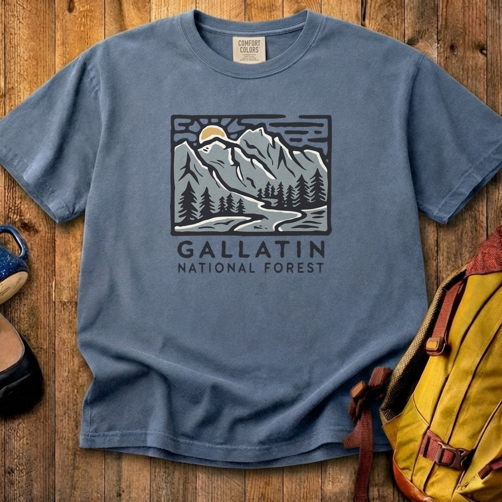 Gallatin National Forest Cotton T-Shirt