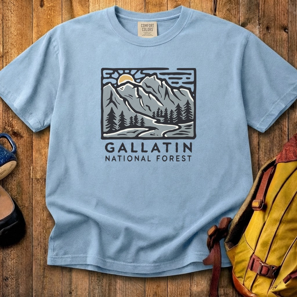 Gallatin National Forest Cotton T-Shirt