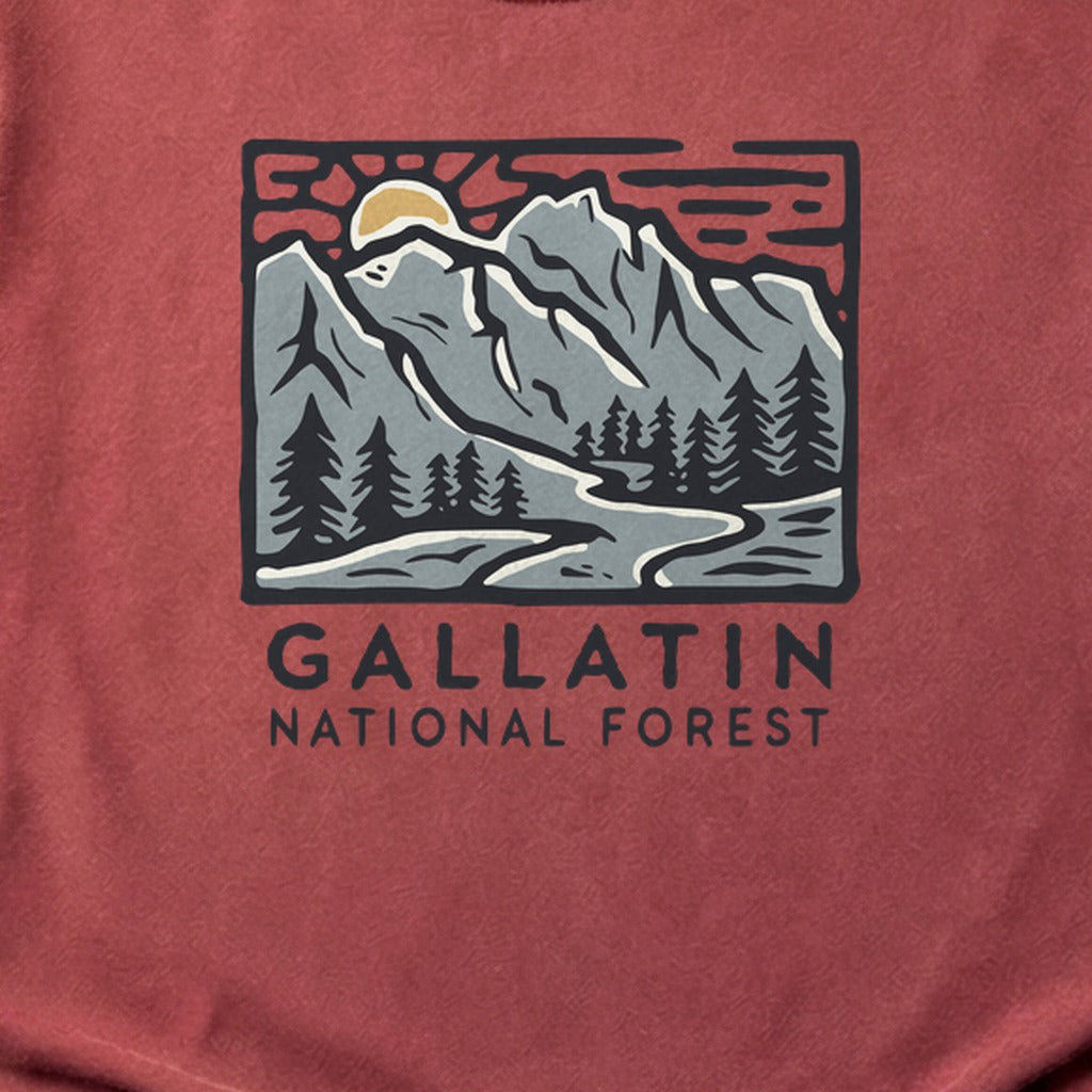Gallatin National Forest Cotton T-Shirt