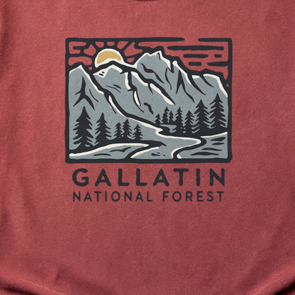 Gallatin National Forest Cotton T-Shirt