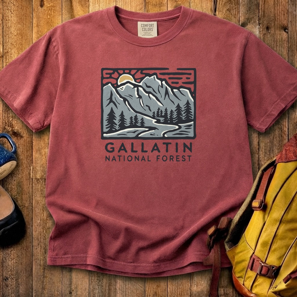 Gallatin National Forest Cotton T-Shirt