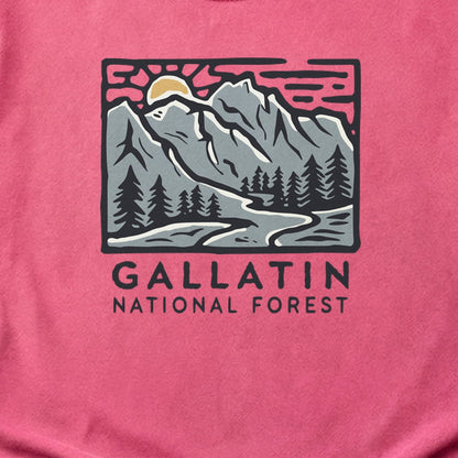 Gallatin National Forest Cotton T-Shirt