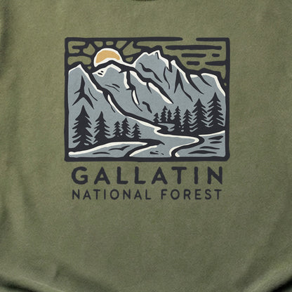 Gallatin National Forest Cotton T-Shirt
