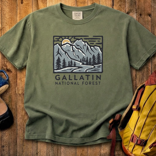 Gallatin National Forest Cotton T-Shirt