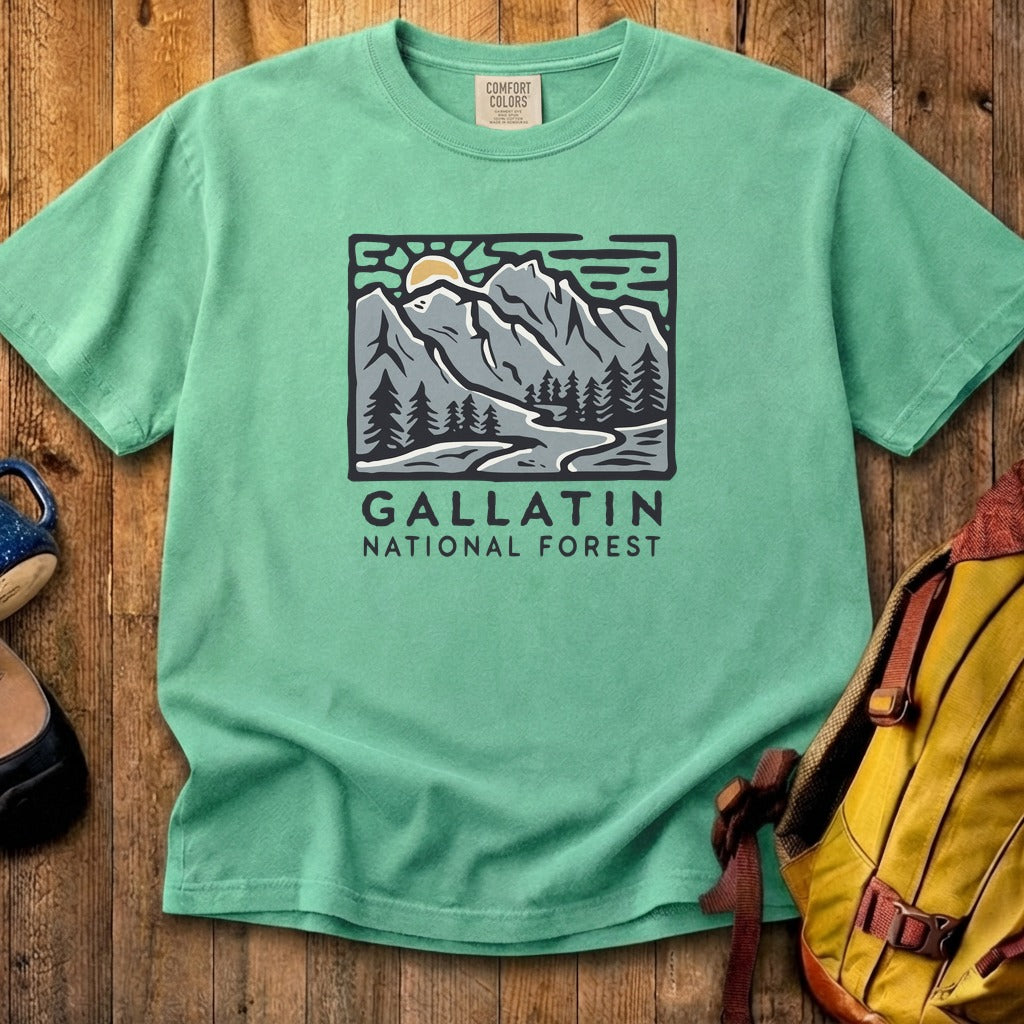Gallatin National Forest Cotton T-Shirt