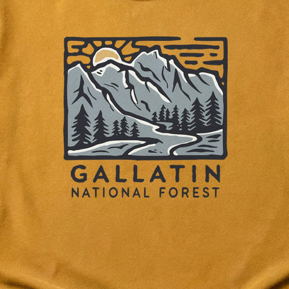 Gallatin National Forest Cotton T-Shirt