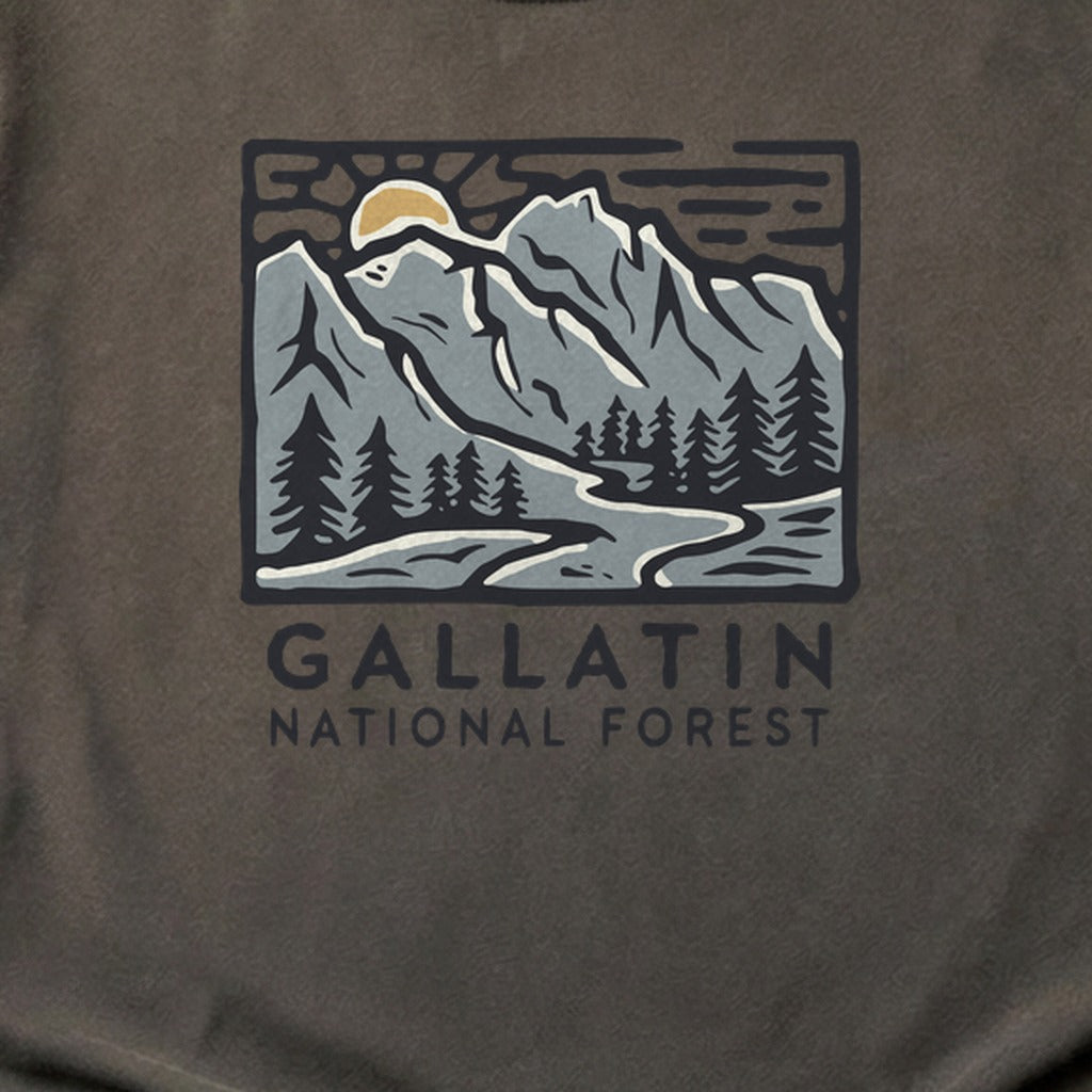 Gallatin National Forest Cotton T-Shirt