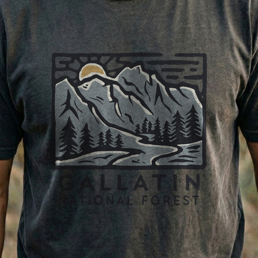 Gallatin National Forest Cotton T-Shirt