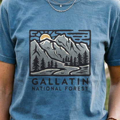 Gallatin National Forest Cotton T-Shirt