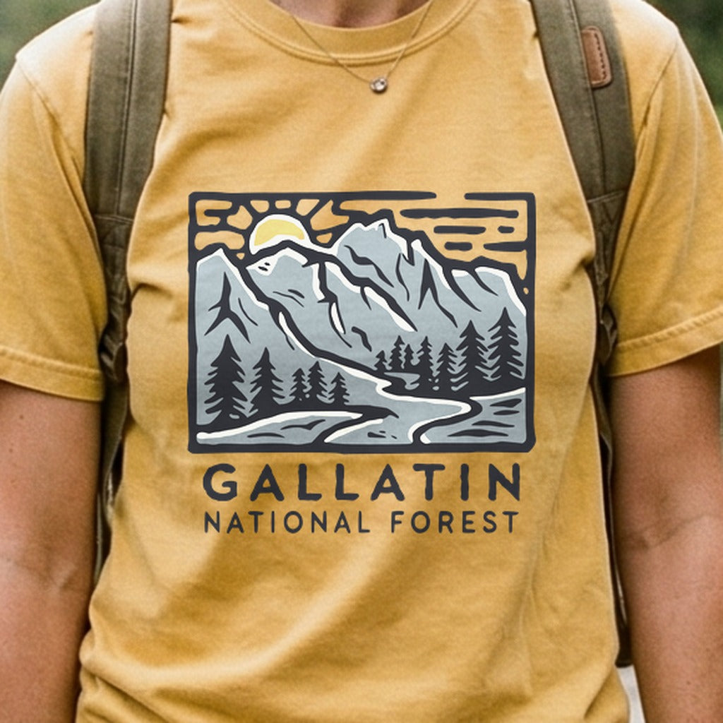 Gallatin National Forest Cotton T-Shirt