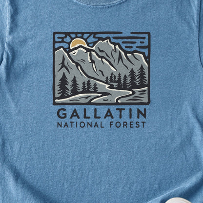 Gallatin National Forest Kids Cotton T-Shirt