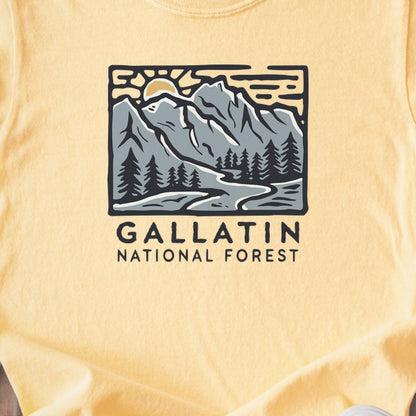 Gallatin National Forest Kids Cotton T-Shirt
