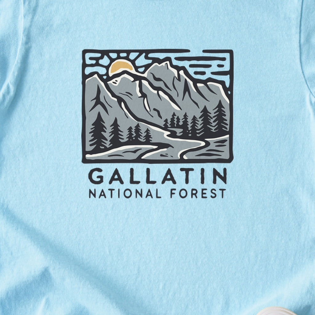 Gallatin National Forest Kids Cotton T-Shirt