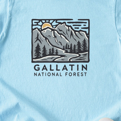 Gallatin National Forest Kids Cotton T-Shirt