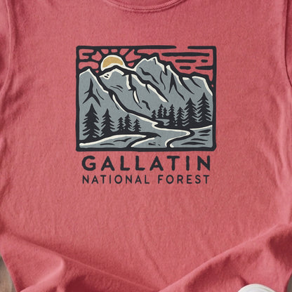 Gallatin National Forest Kids Cotton T-Shirt