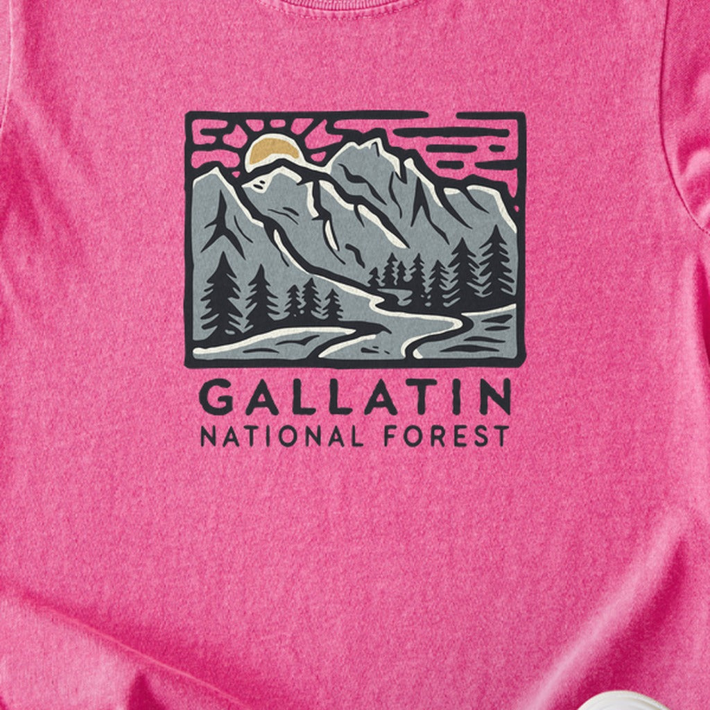 Gallatin National Forest Kids Cotton T-Shirt
