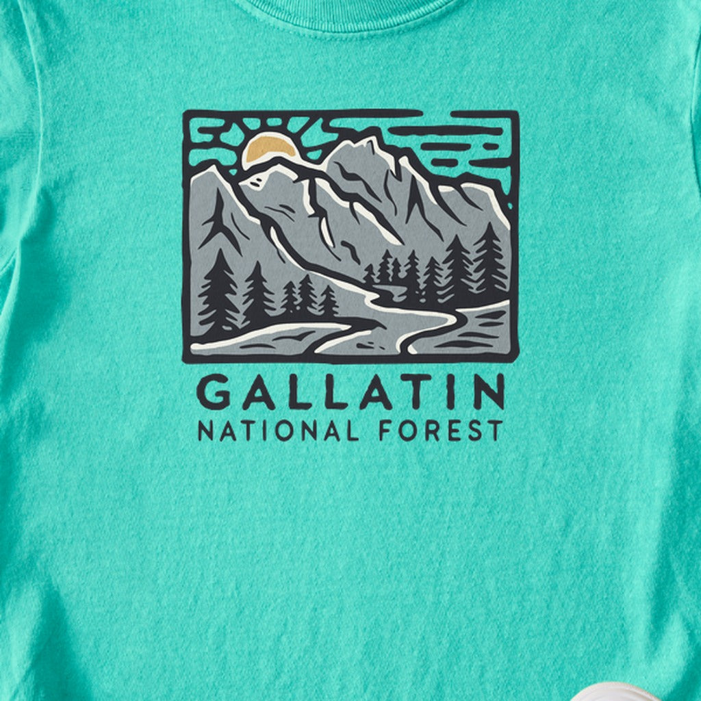Gallatin National Forest Kids Cotton T-Shirt