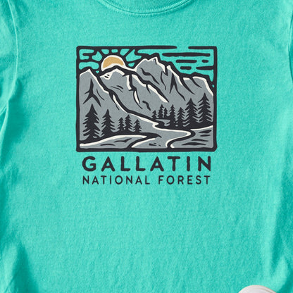 Gallatin National Forest Kids Cotton T-Shirt