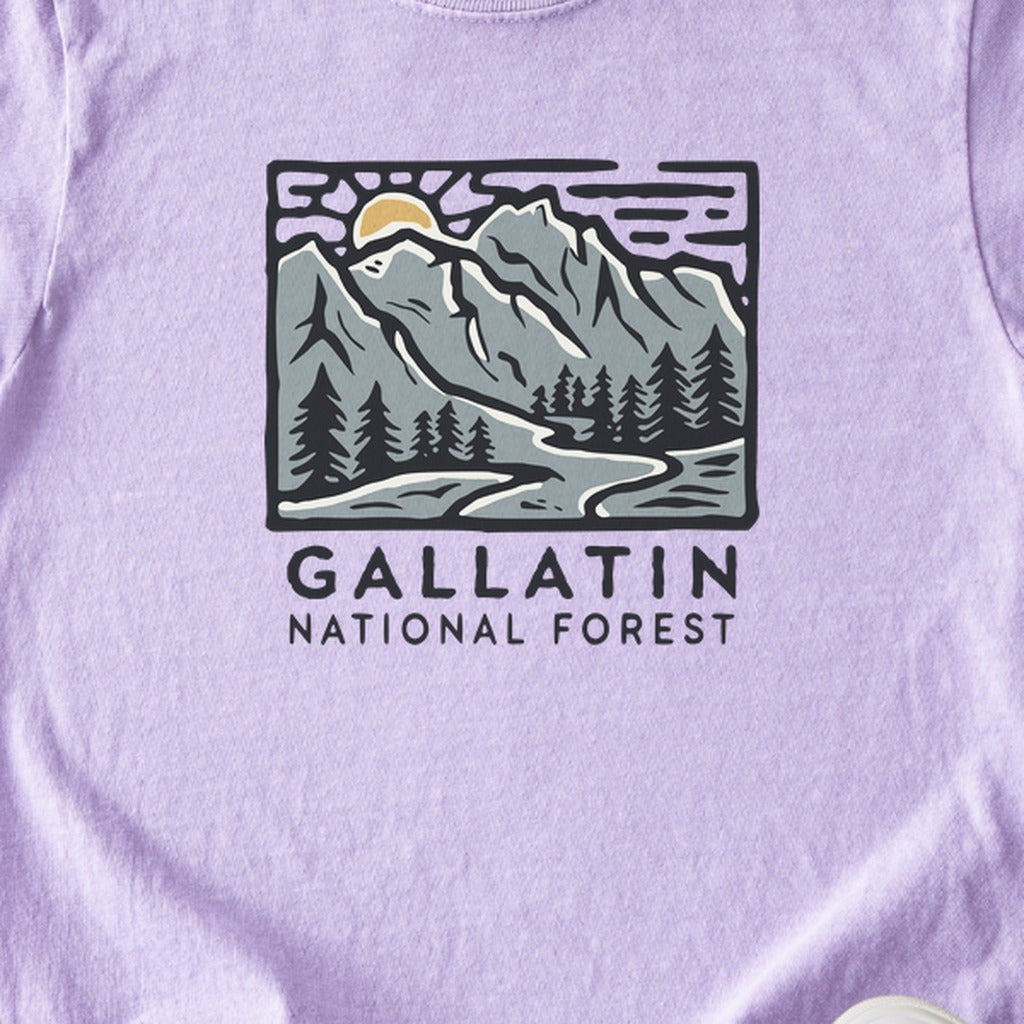 Gallatin National Forest Kids Cotton T-Shirt