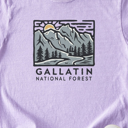 Gallatin National Forest Kids Cotton T-Shirt