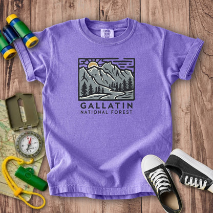 Gallatin National Forest Kids Cotton T-Shirt
