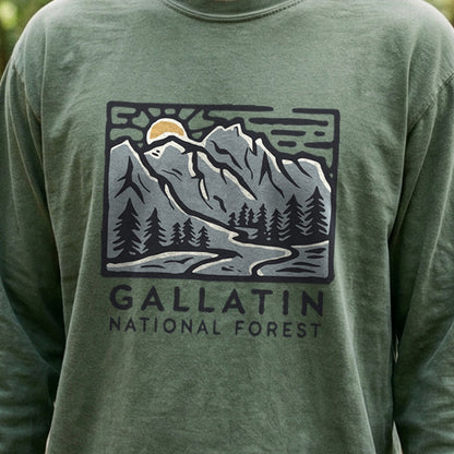 Gallatin National Forest Cotton Long Sleeve