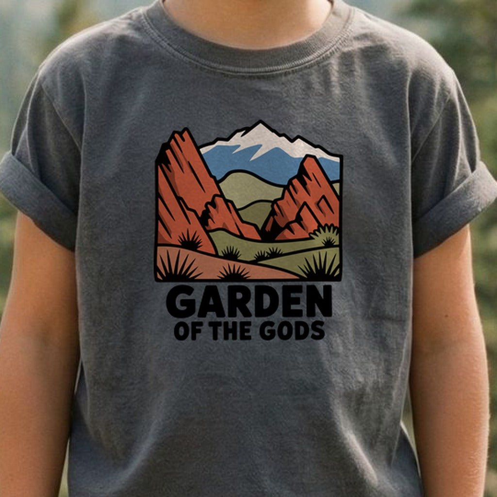 Garden of the Gods Kids Cotton T-Shirt