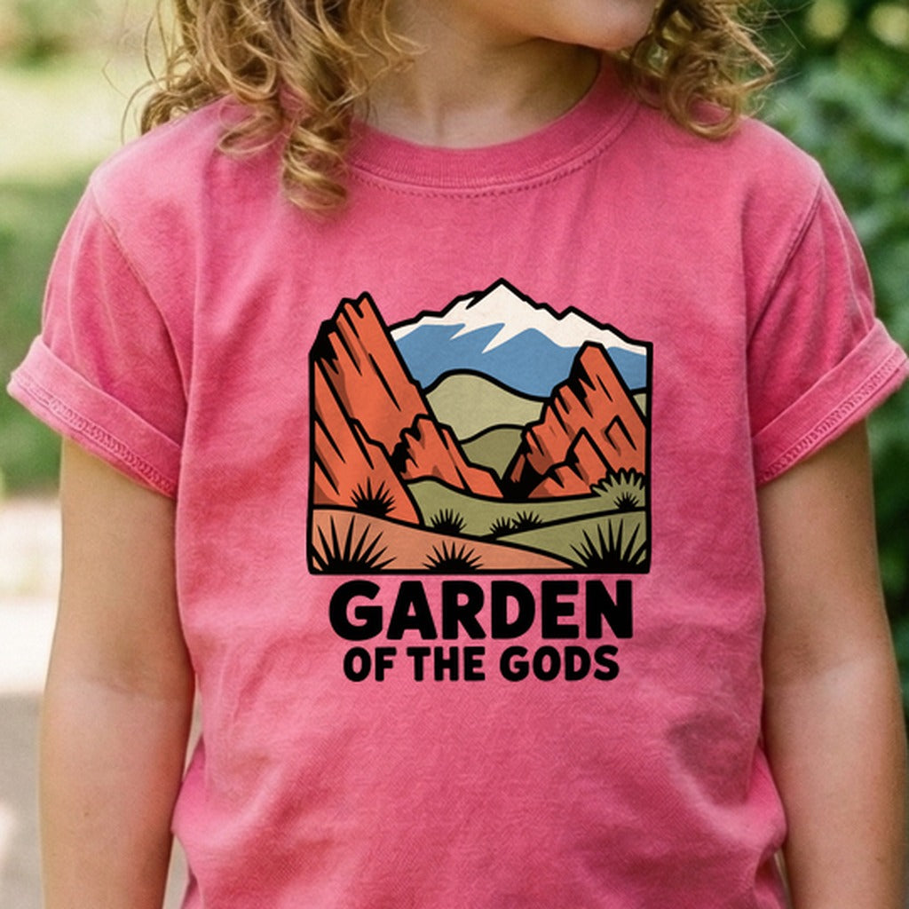 Garden of the Gods Kids Cotton T-Shirt