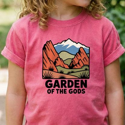 Garden of the Gods Kids Cotton T-Shirt