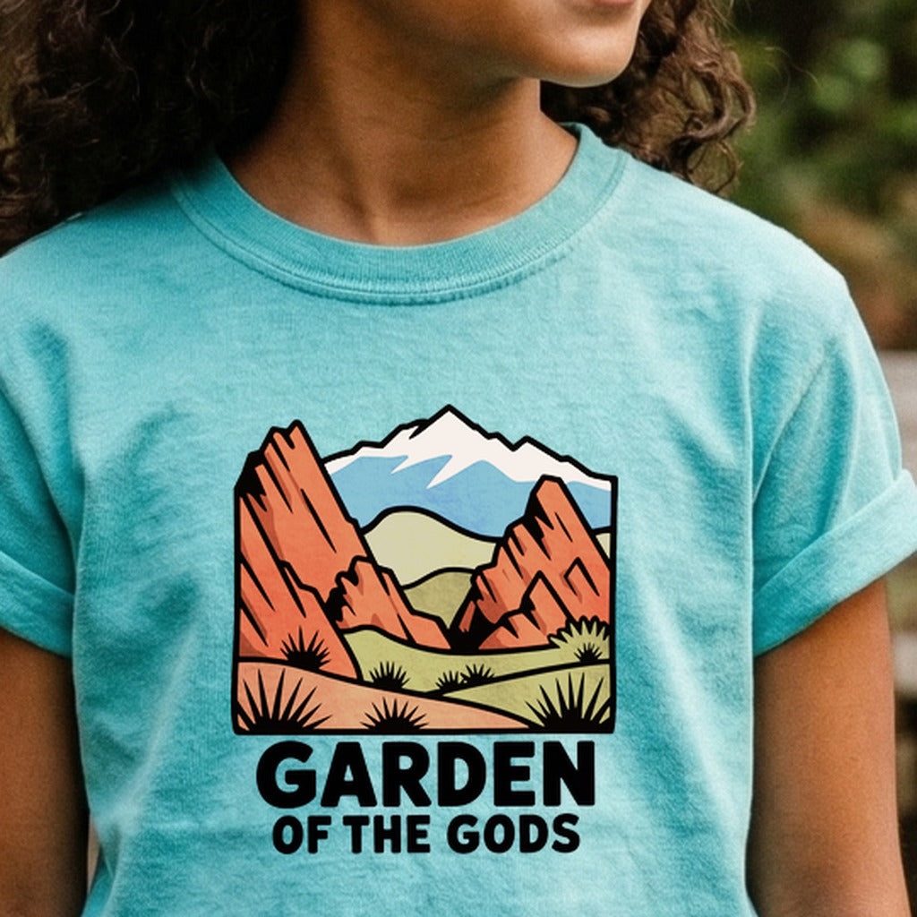 Garden of the Gods Kids Cotton T-Shirt