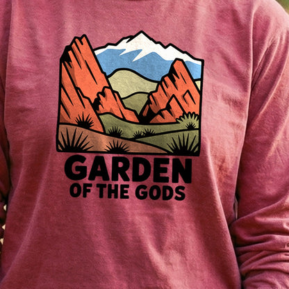 Garden of the Gods Cotton Long Sleeve